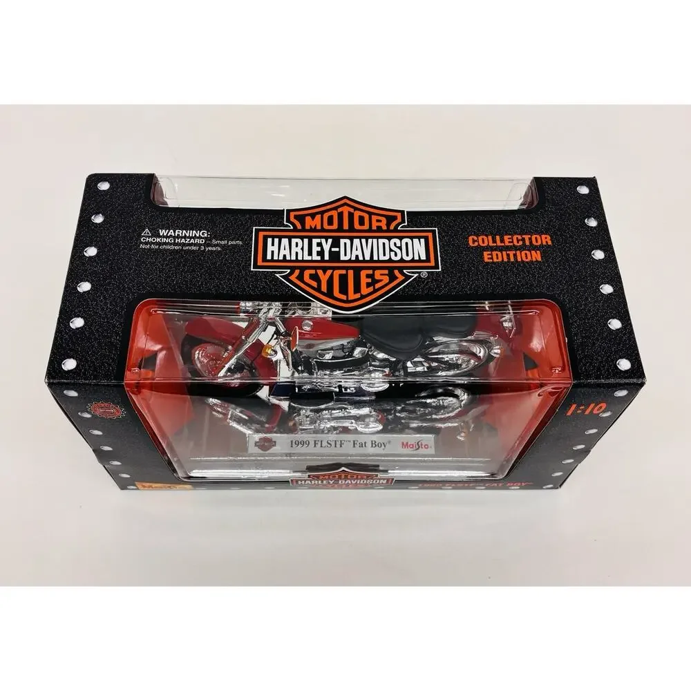 Maisto 1:10 Harley Davidson 1999 FLSTF Fat Boy Collector Edition 31606 Sealed